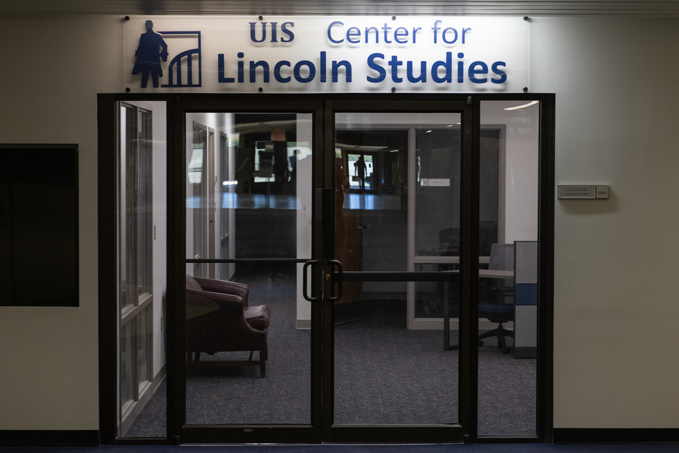 The Center for Lincoln Studies is located on the first floor of the Performing Arts Center