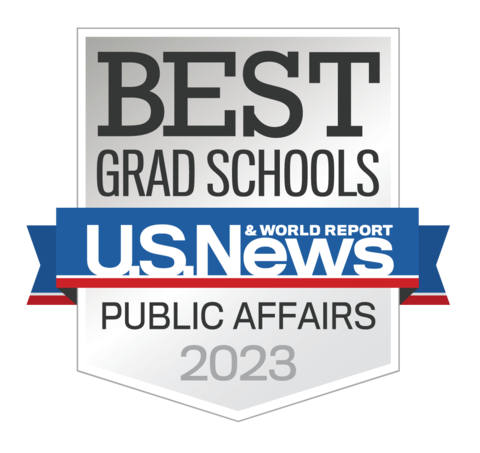 2023 award for US News "Best Grad Schools-Public Affairs"