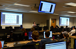 students in computer lab