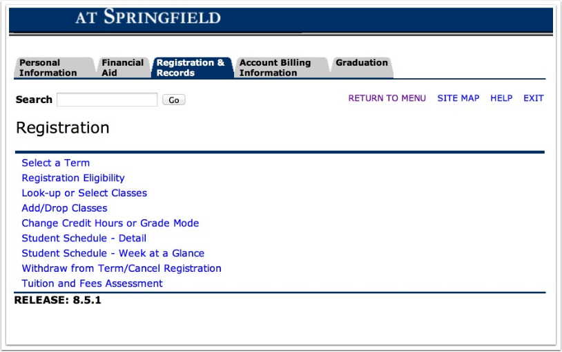 How to Enroll in Courses University of Illinois Springfield