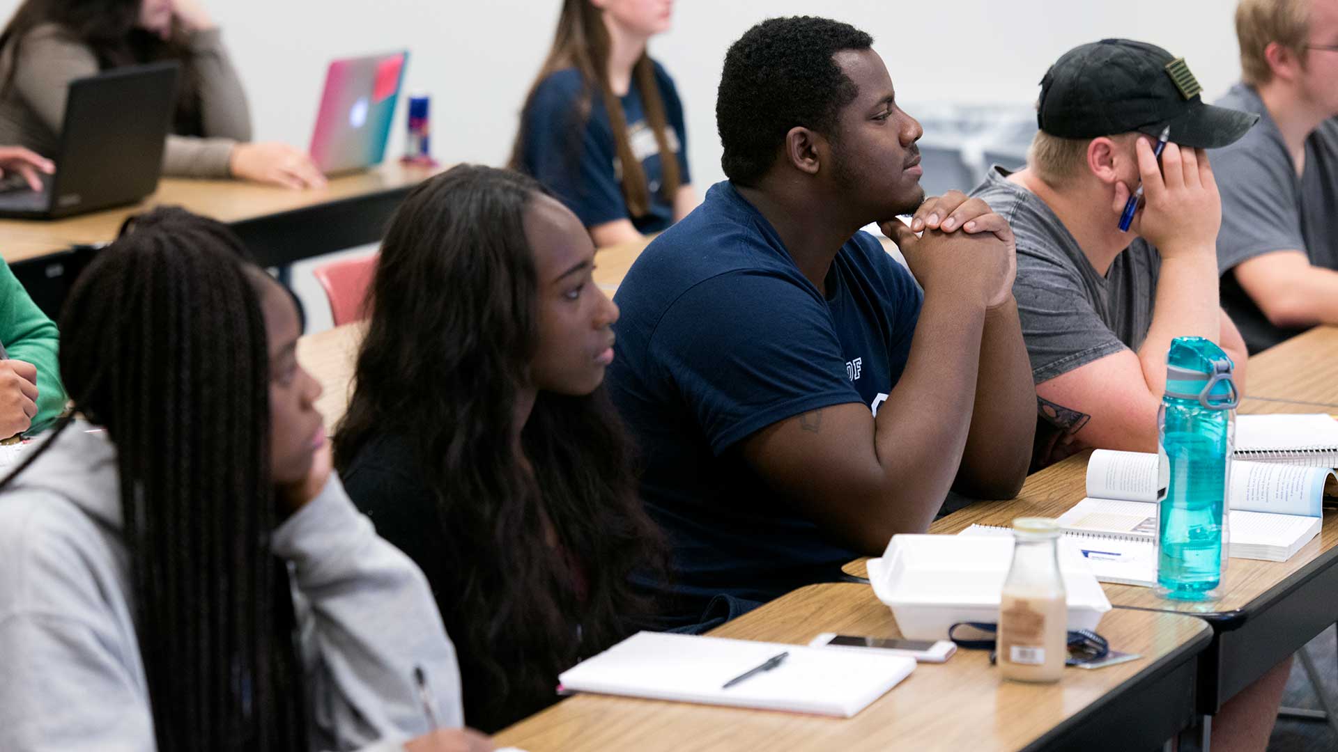 students in class