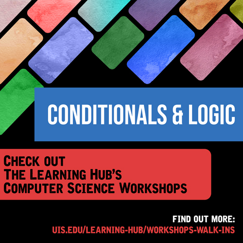 conditionals and logic workshop flyer
