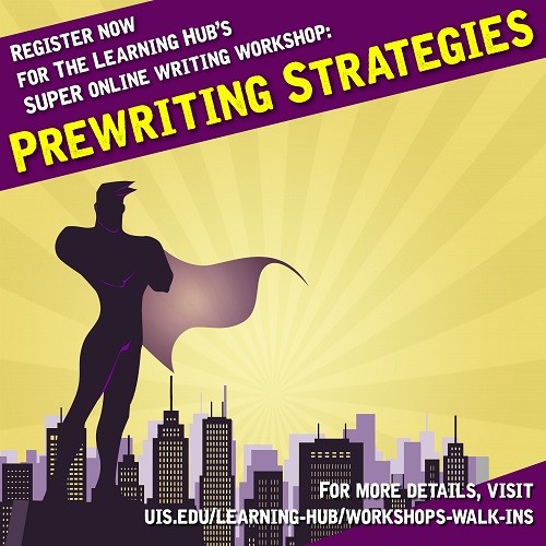 prewriting strategies workshop flyer