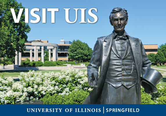 Visit UIS - picture of abe lincoln statue
