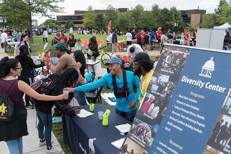 Diversity center during a Welcome Event