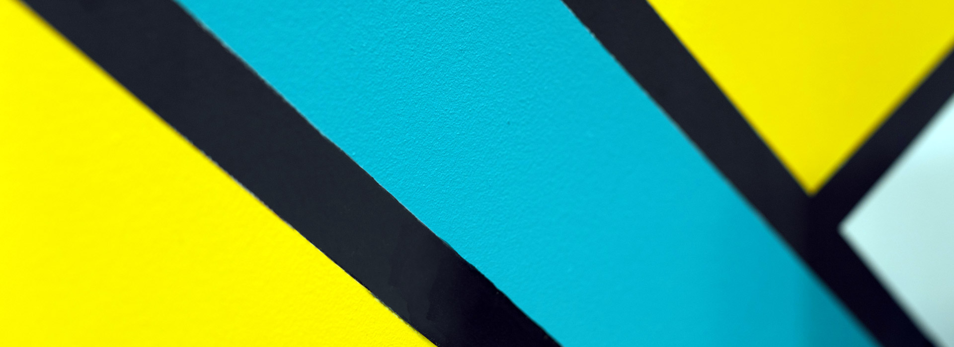 macro shot of the artwork of lines at the Innovation Center