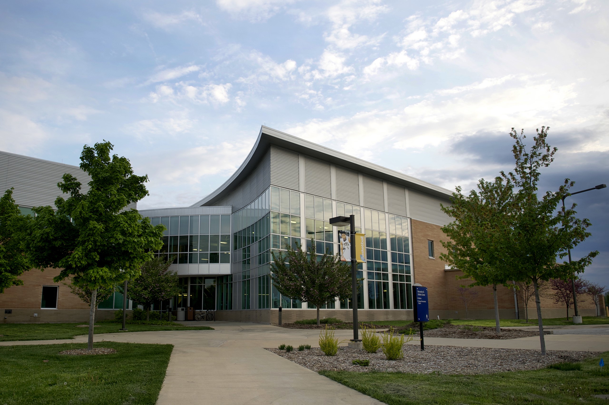 TRAC building view from the north entrance