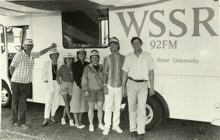 1986 State Fair Van Rich Bradley, Mary Carlin, Theresa Fyalka, Mary Frances Fagan, Shelley Ford, Chuck Beveredge, Jim Dunn