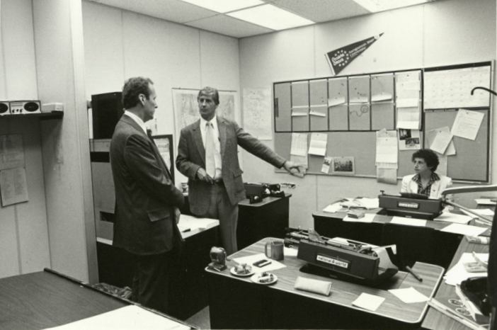 John DeJong, Rich Bradley, and Linda Devocelle