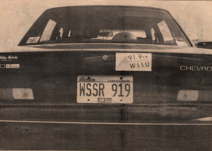 WSSR car with license plate WSSR 919