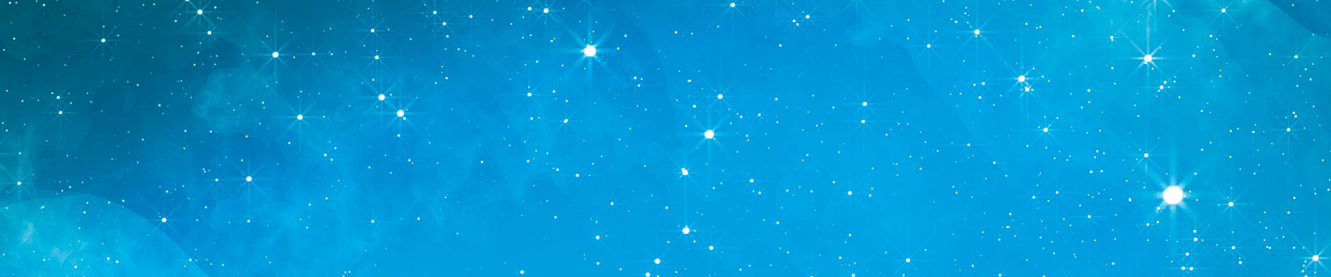 Starry night sky with a deep blue background.