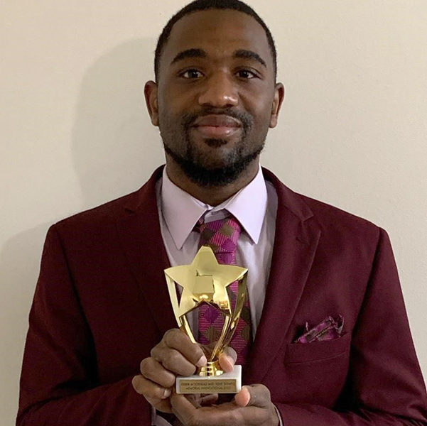 Jermaine Windham, winner of the Outstanding Witness Award