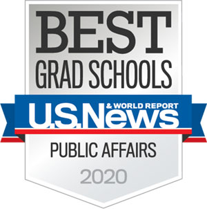 US News and World Report Best Grad Schools Public Affairs 2020