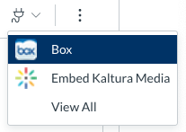 Click on Apps, and then click on Embed Kaltura Media