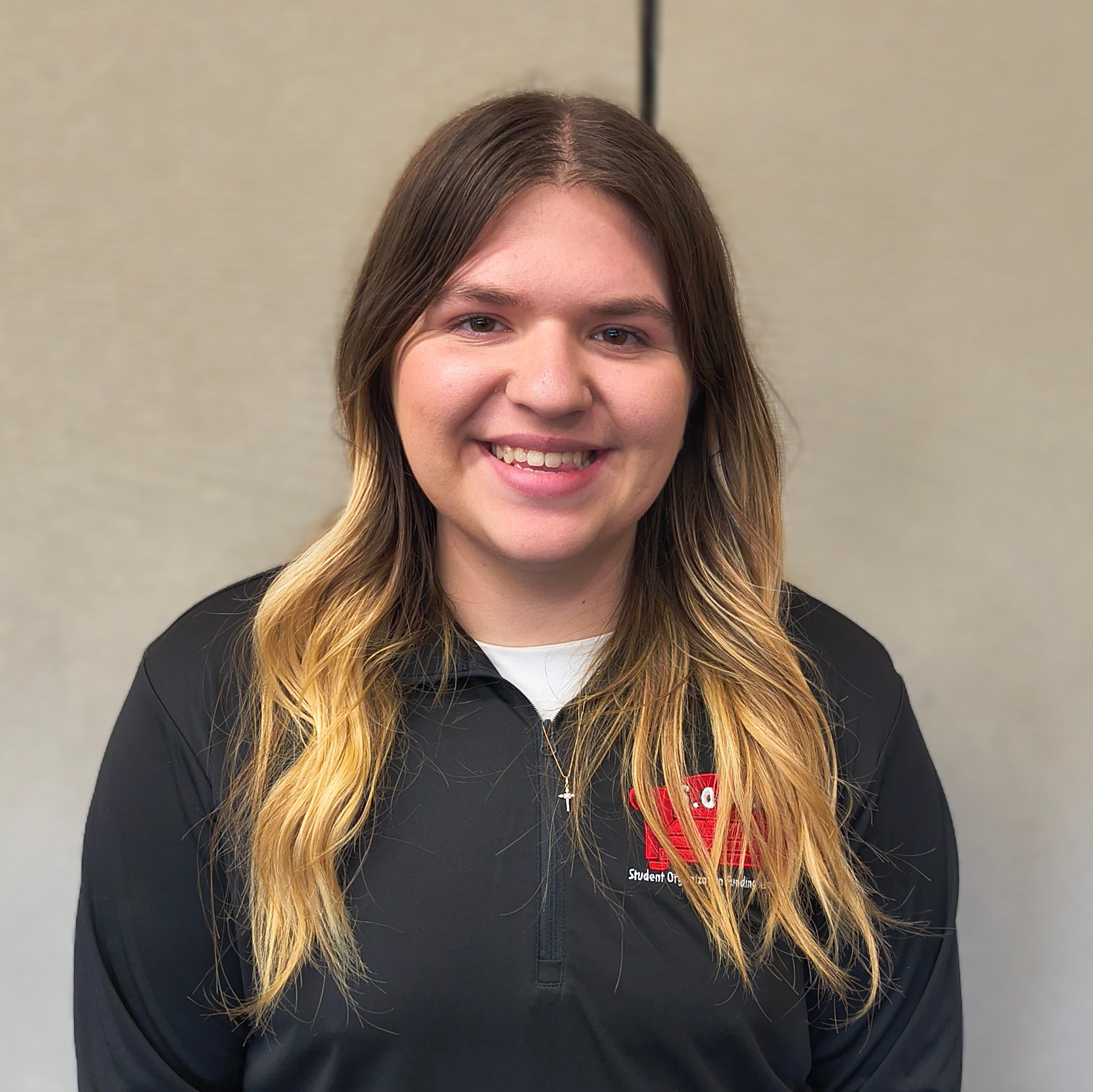 SOFA Chair, Gabriella Przygocki, smiling.