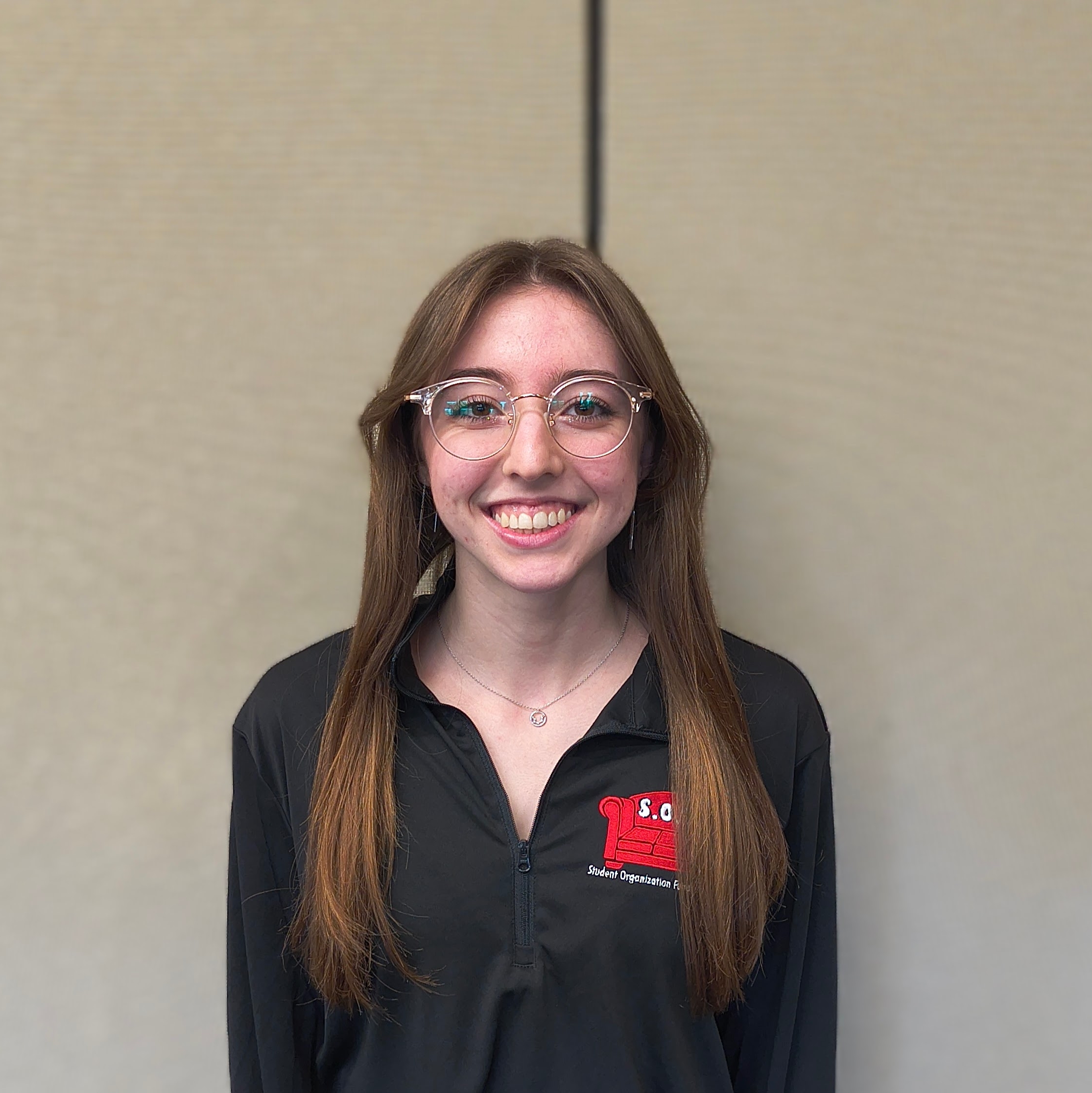 SOFA Board Member, Gloria Bajlozi, smiling.