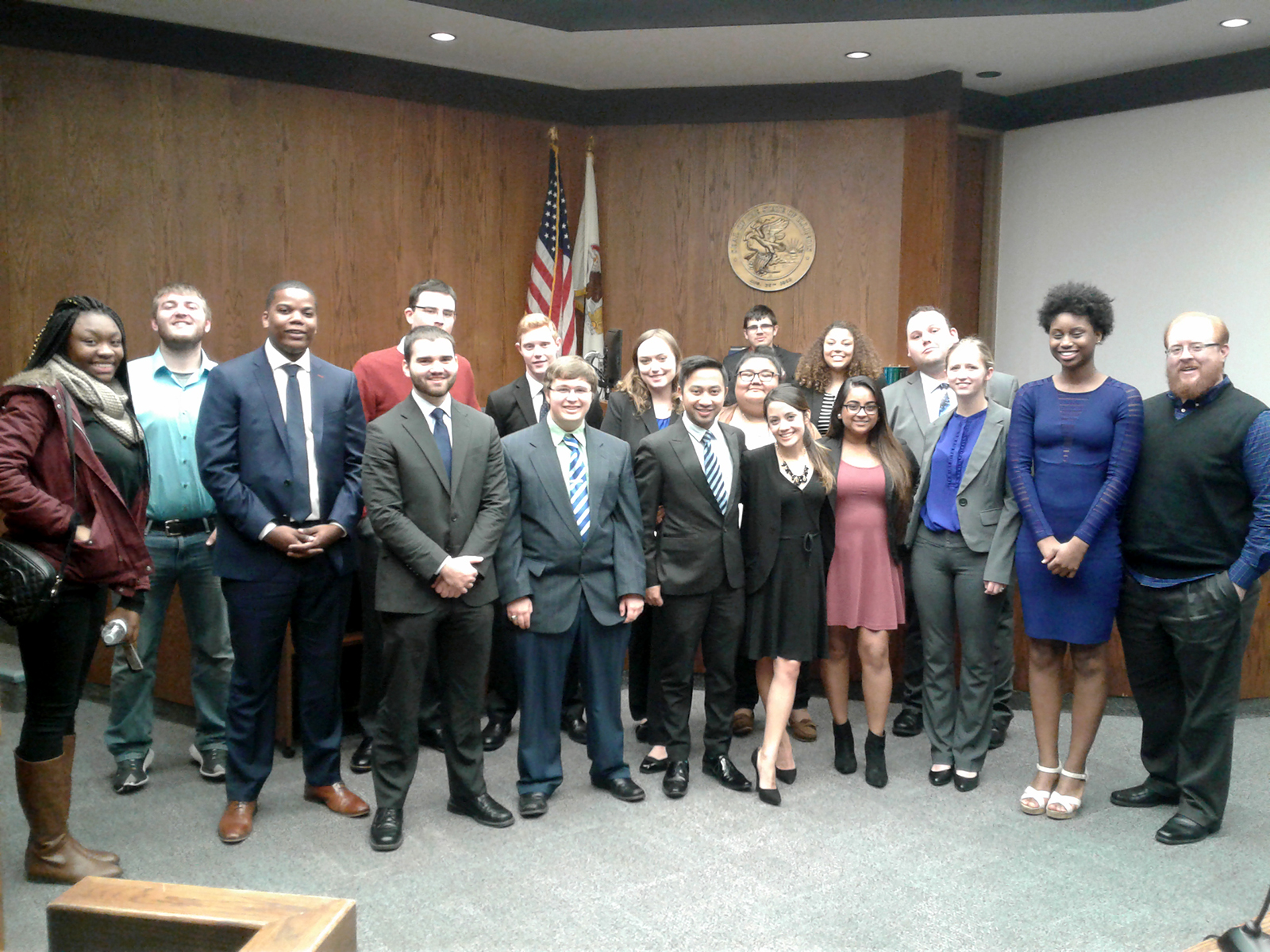 UIS Mock Trial Team at Illinois State University tournament