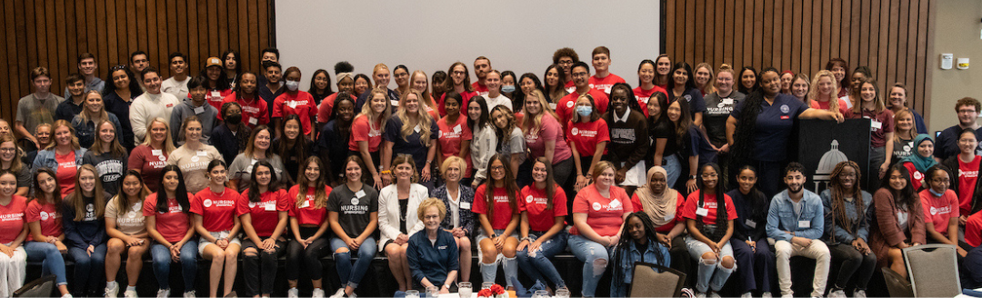 all the nursing students posing