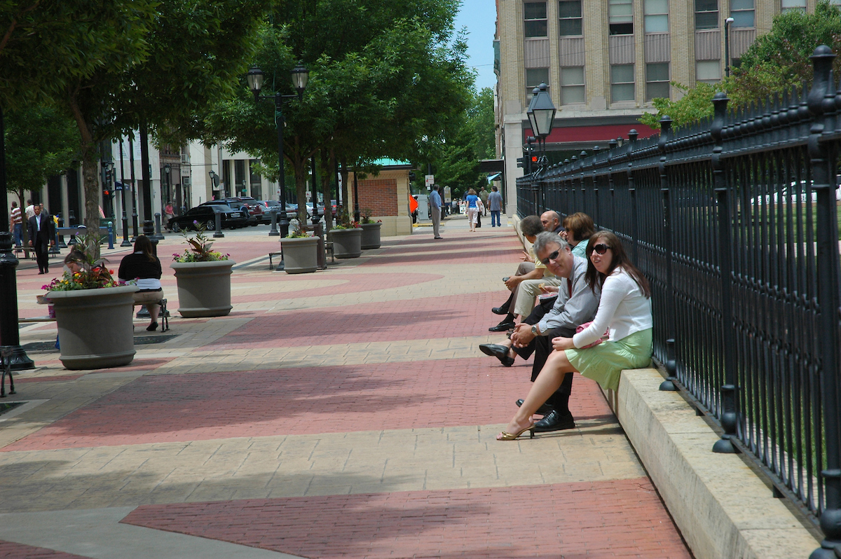 Down 6th street.