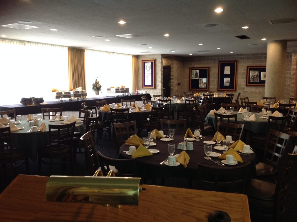 Lectern View of Banquet Rounds