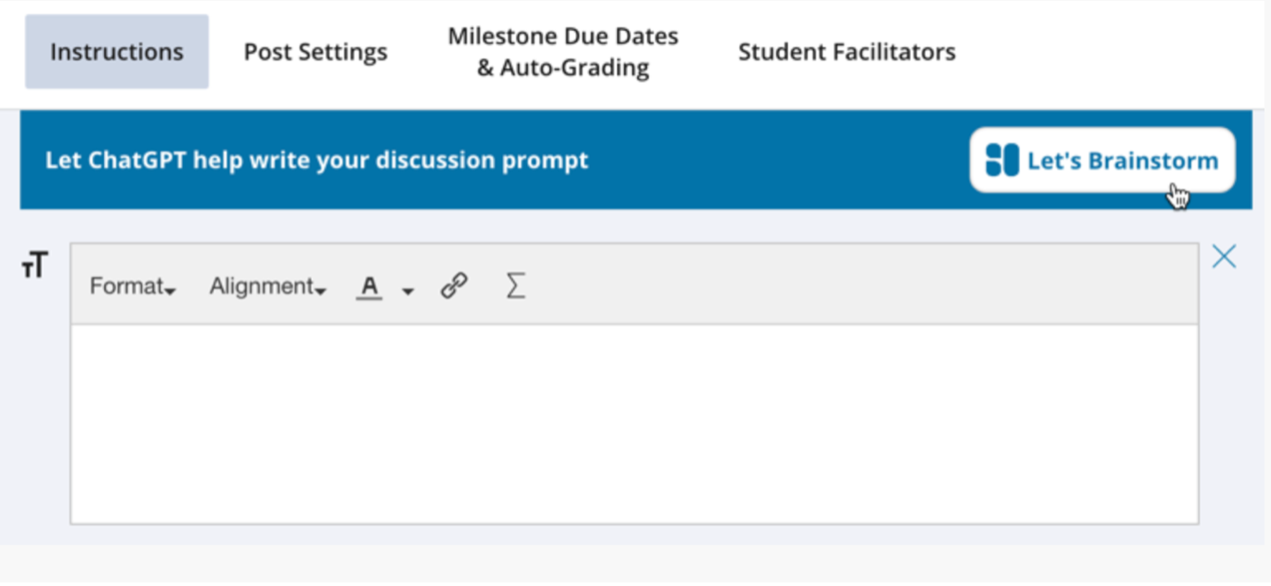 harmonize discussion prompt brainstorm tool