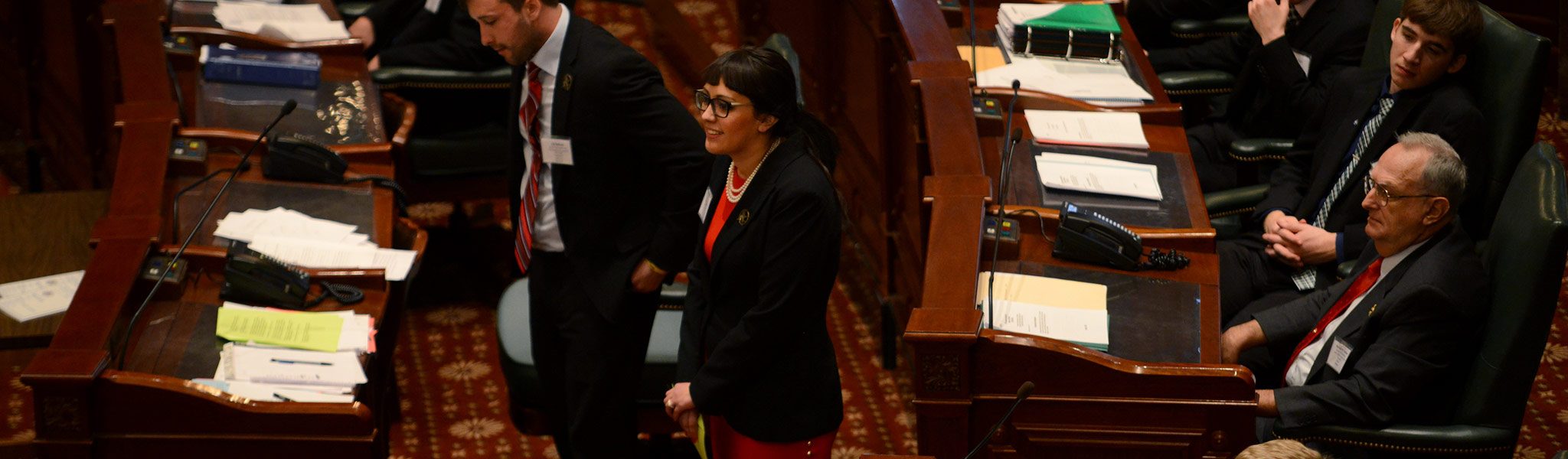 UIS Students at the Illinois State Capitol