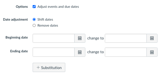 adjust due dates