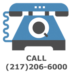 phone icon - Text: Call (217) 206-6000