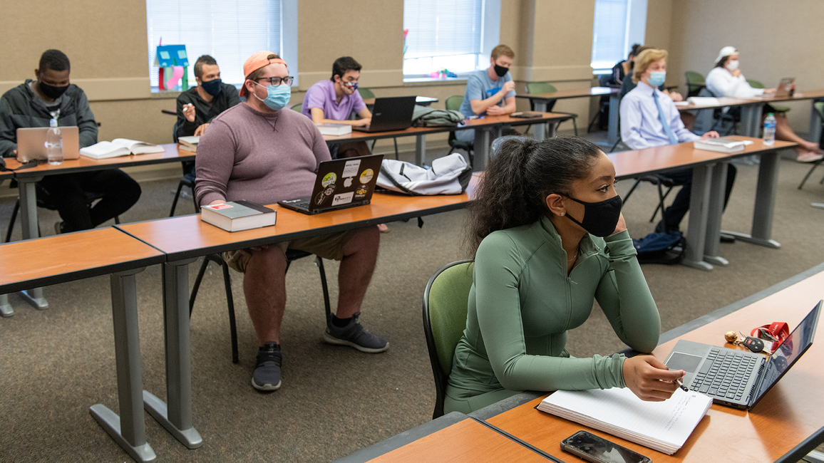 Students in class