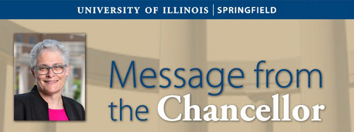 Message from the Chancellor header