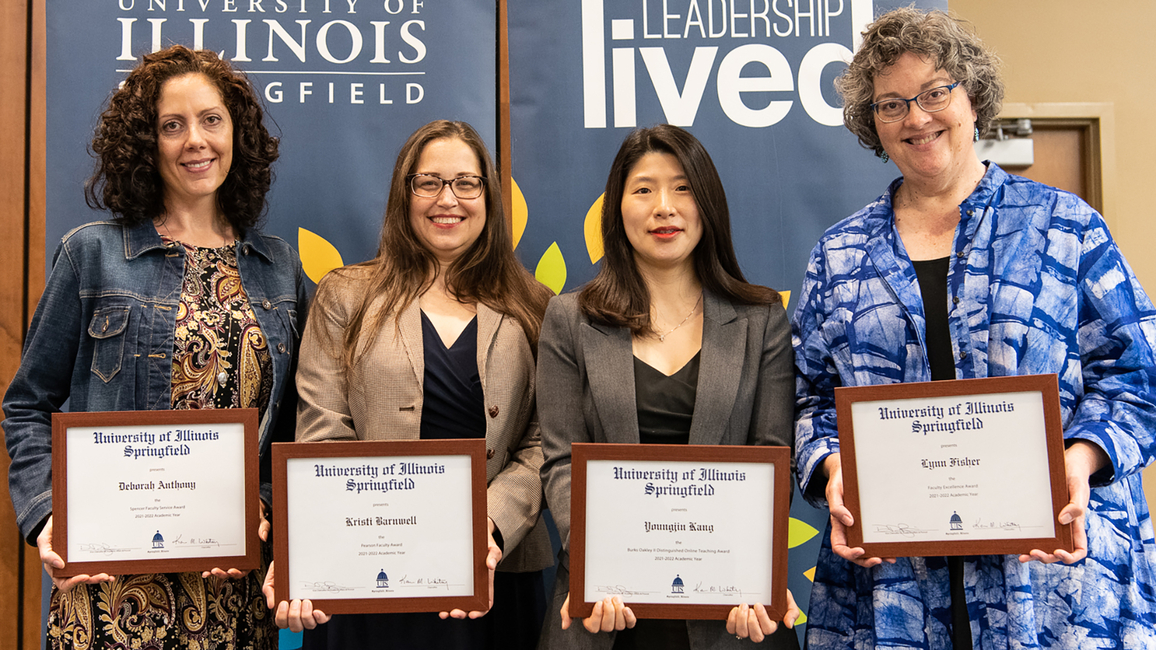 Faculty holding awards