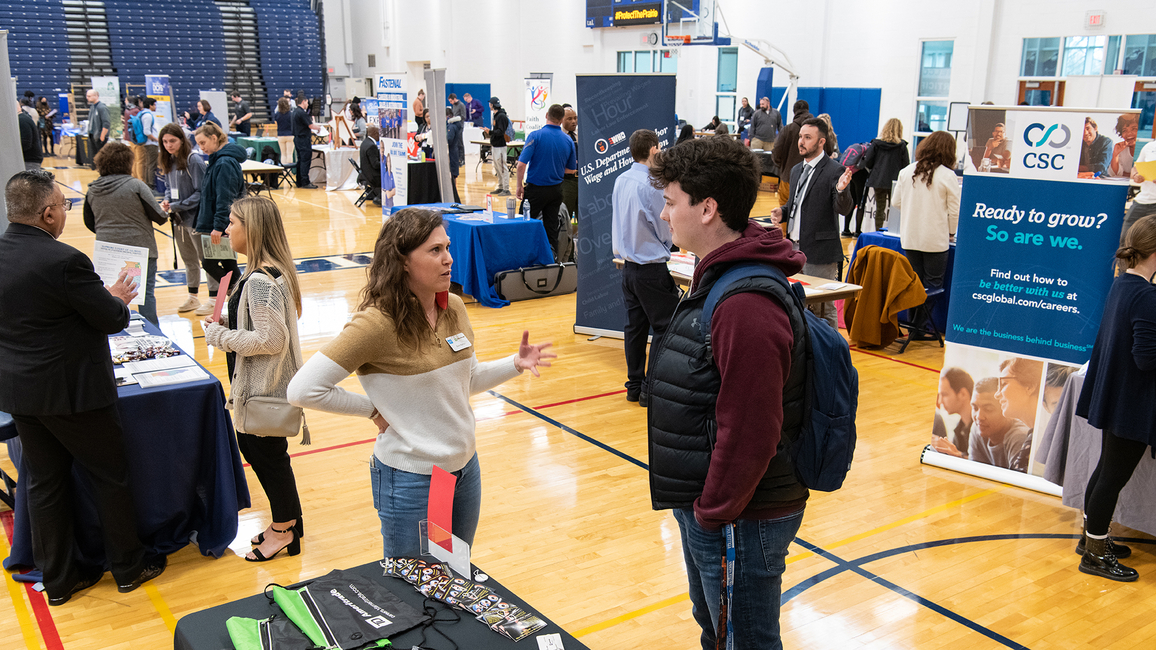 Students at Career Expo