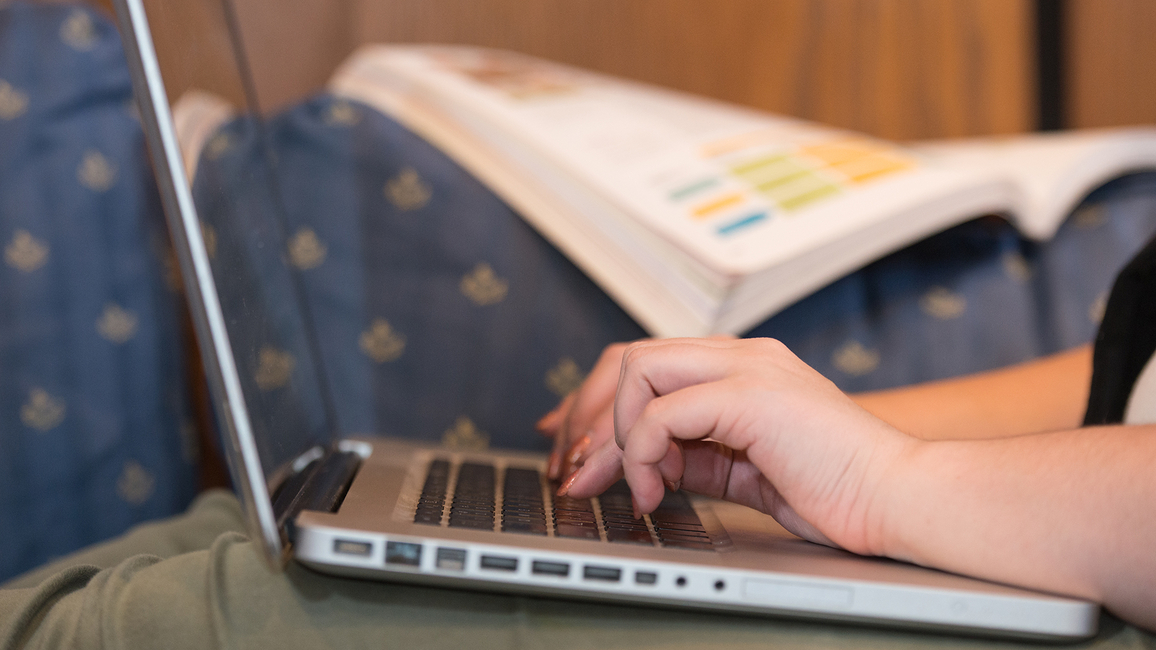 hands on keyboard