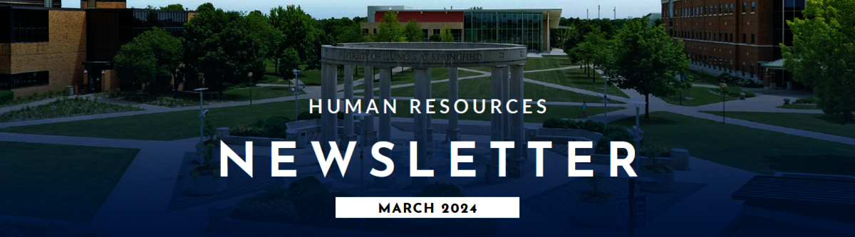 UIS Human Resources Newsletter March Header