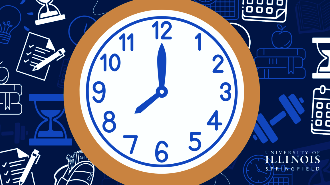 A clock.