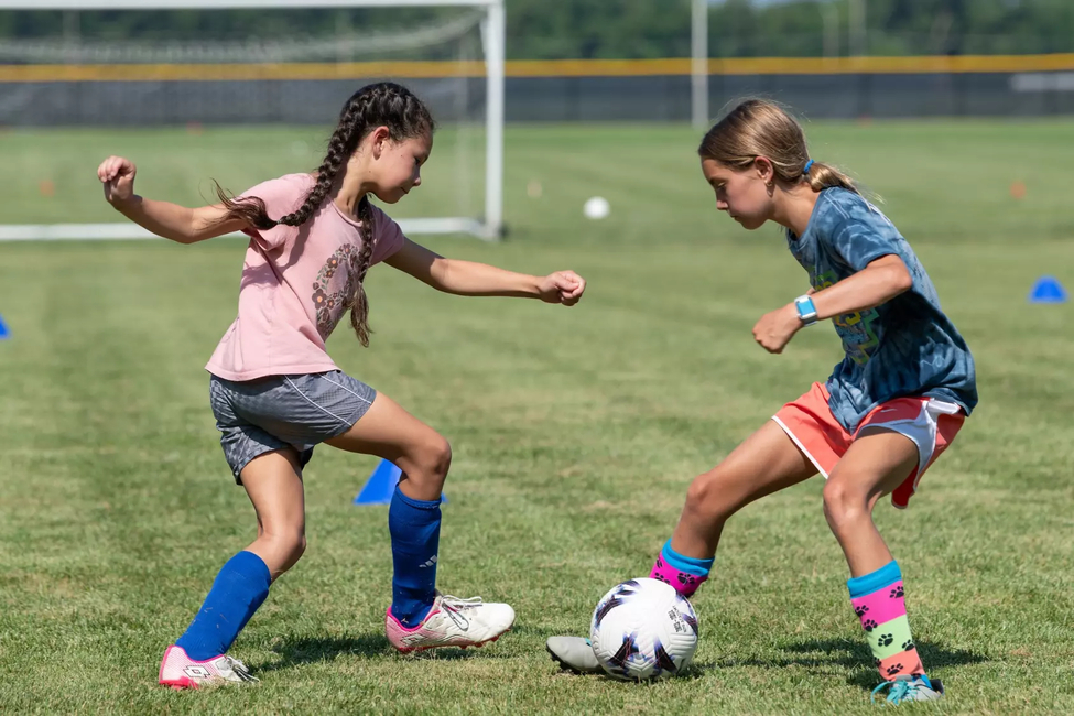 Mens and womens soccer camp Tuesday, July 15, 2025.