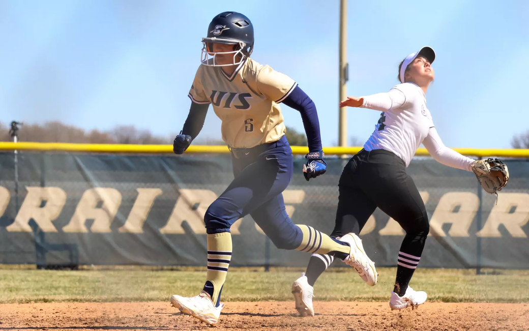Sophie Rivera running the bases