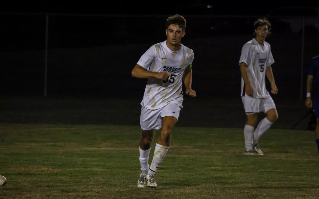 Mitch Olenick playing soccer
