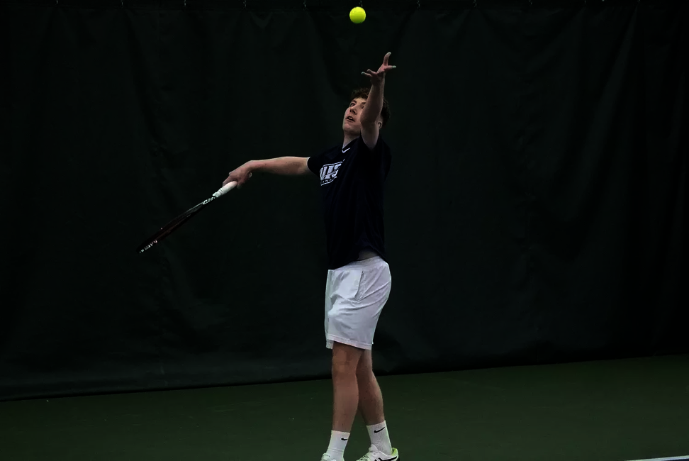 Kai Van-Roon setting a strike