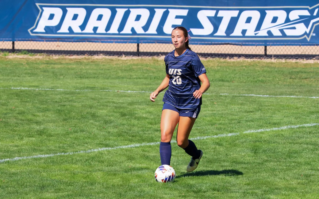 Makenna Yeager playing soccer