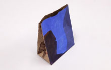 artwork using a paper bag