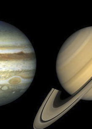 Saturn & Jupiter