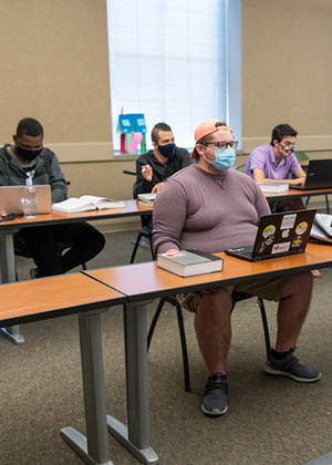 Students in class