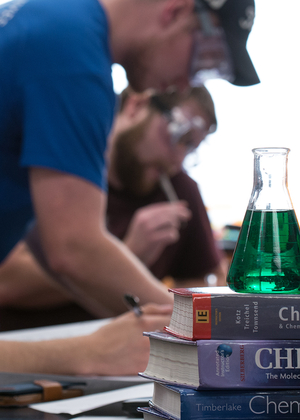 Chemistry class and books