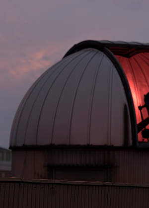 The astronomy observatory at UIS.
