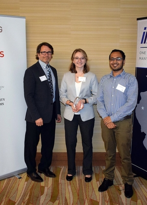 Natalie Kerr at the Falling Walls Lab IL Competition