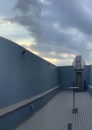 The new deck for the UIS Observatory.