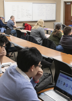 Business class in Feb. 2020