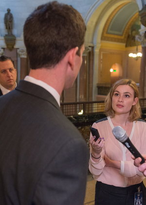 PAR student interviews lawmaker