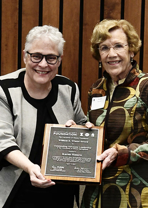 Chancellor Karen Whitney & Karen Hasara